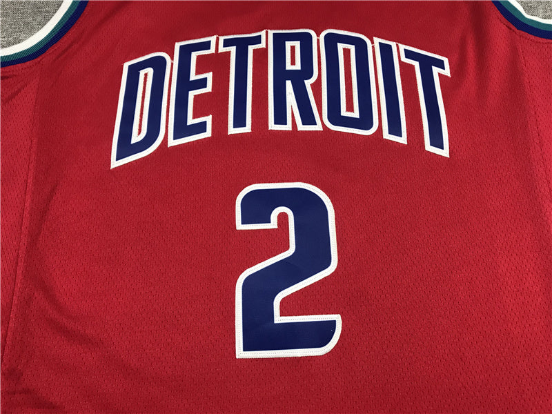 Detroit Pistons Cade Cunningham #2 2022 City Edition Swingman Jersey — Embroidered
