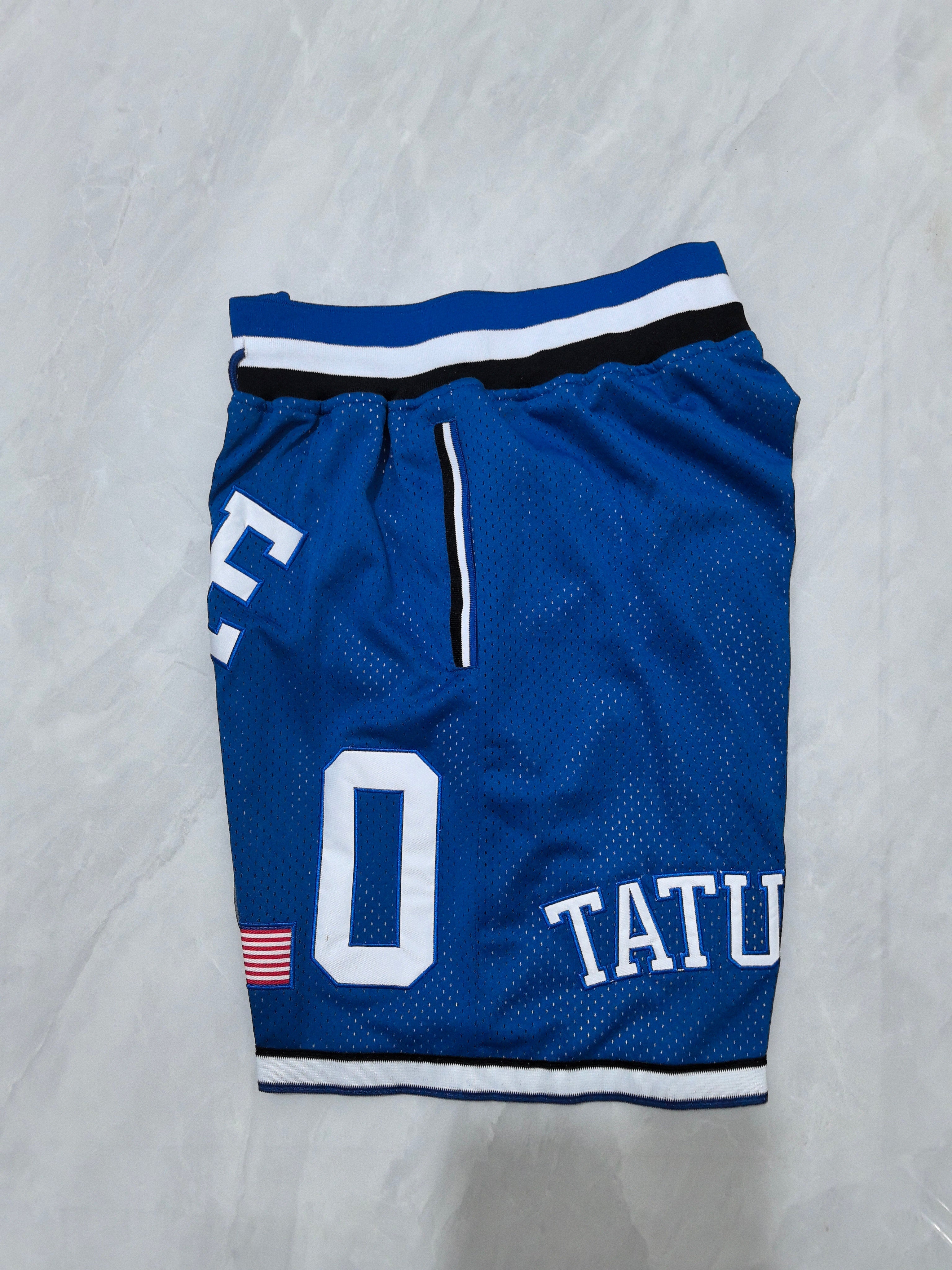 NCAA Duke Blue Devils Blue Retro Pocket Shorts