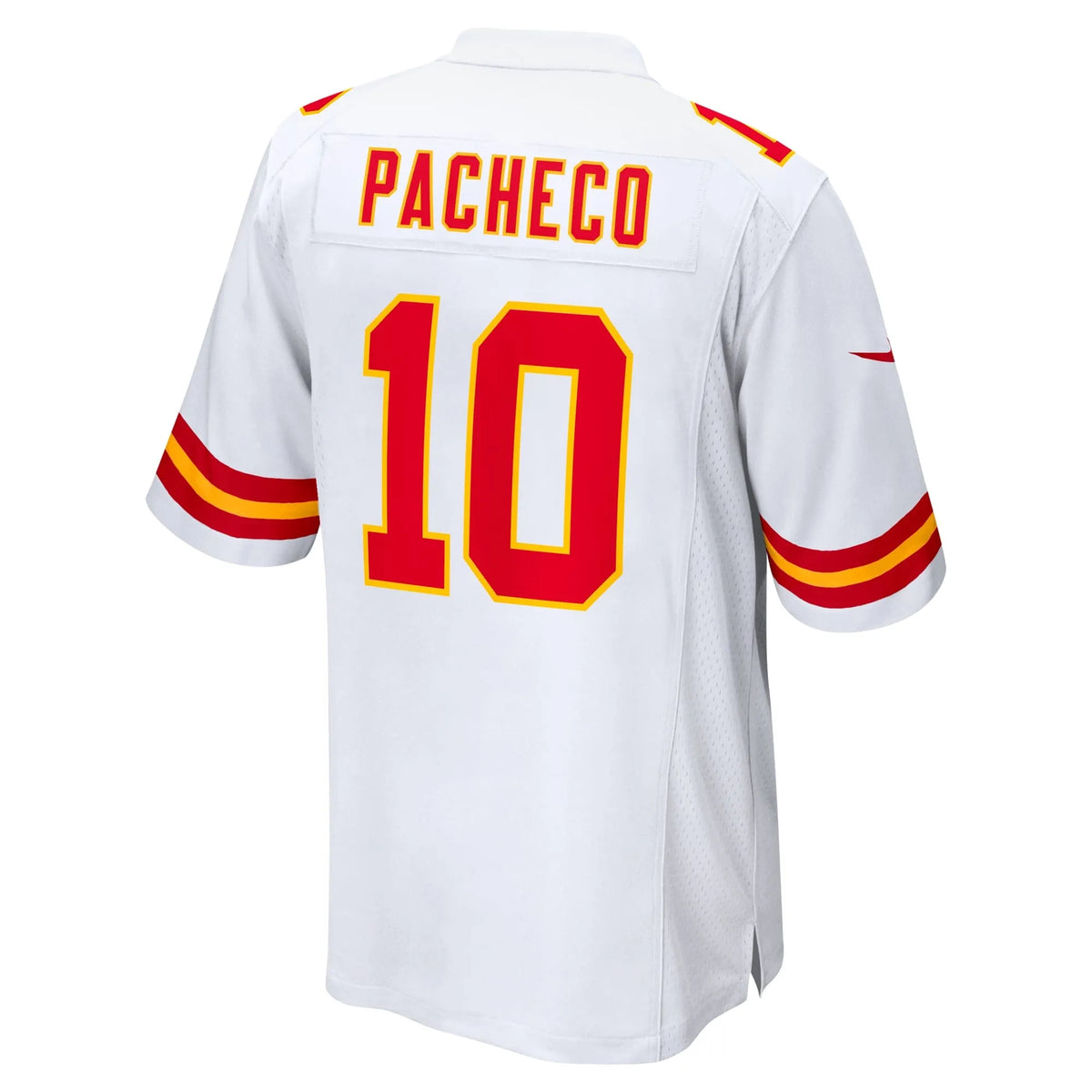 Isiah Pacheco Kansas City Chiefs Super Bowl LVII Patch Away Game Jersey - White