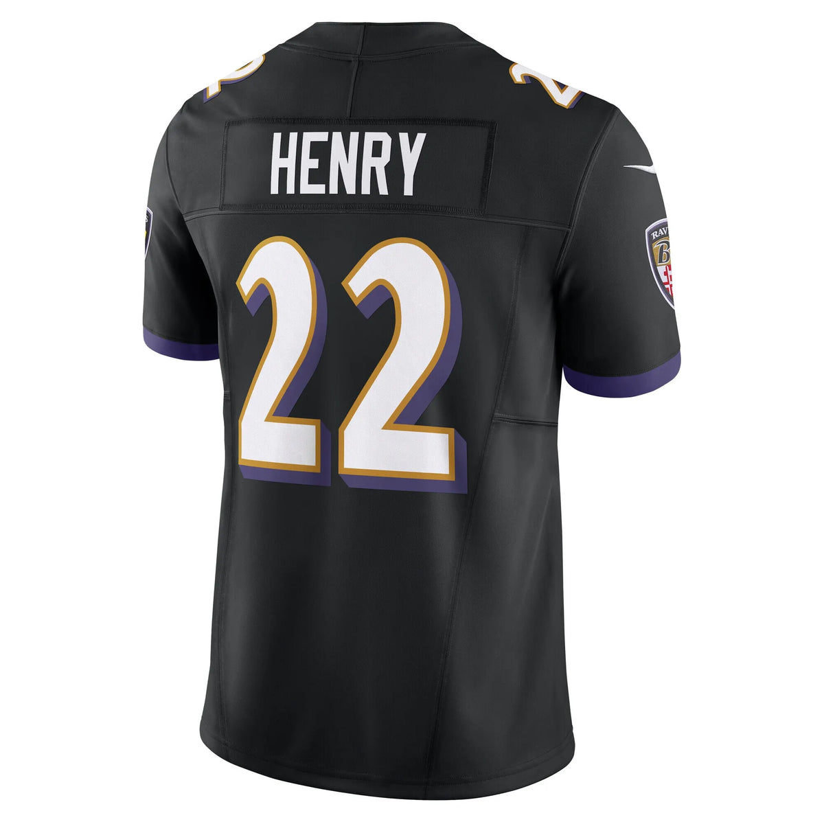 Derrick Henry Black Baltimore Ravens Vapor F.U.S.E. Limited Jersey