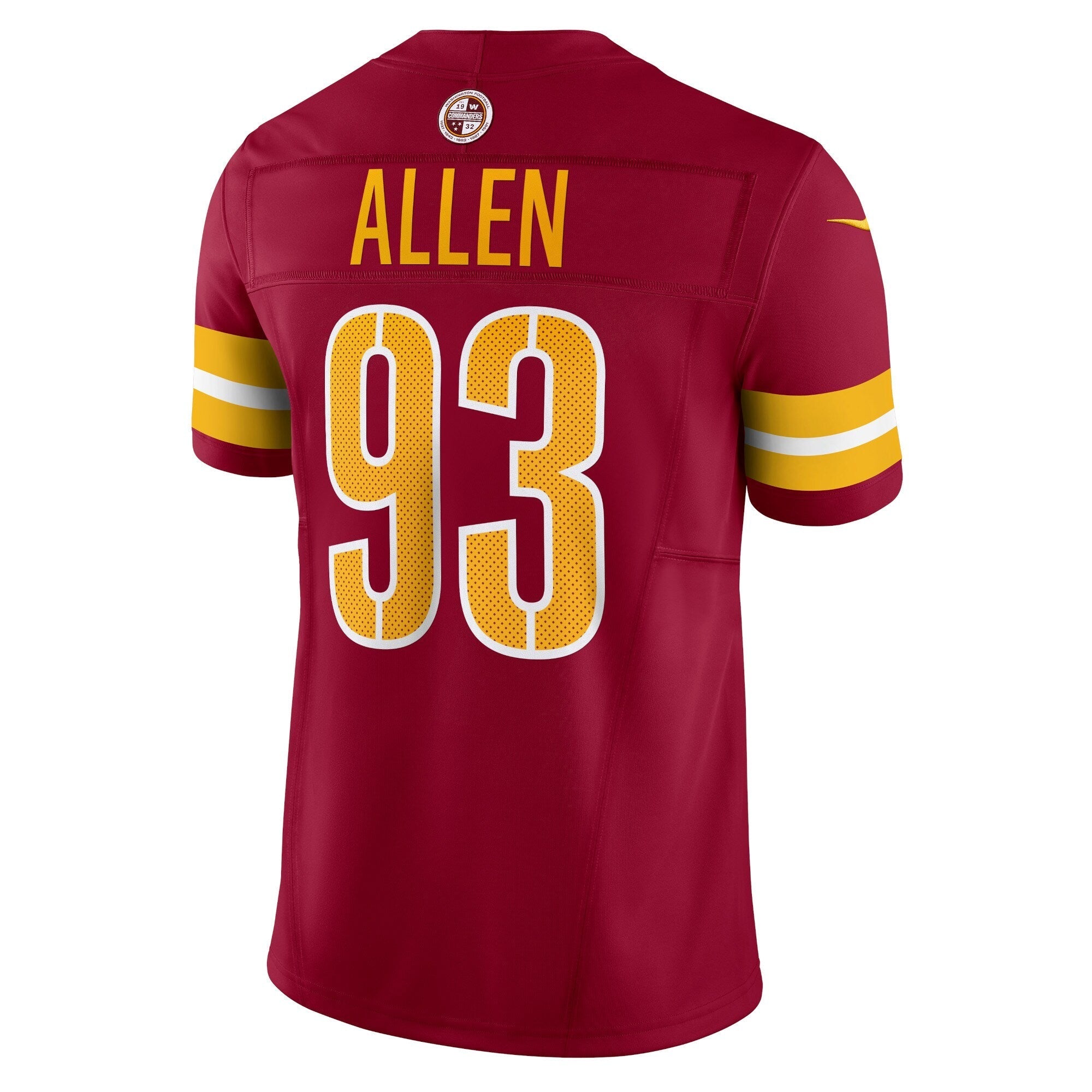 Jonathan Allen Washington Commanders Nike Vapor F.U.S.E. Limited Jersey - Burgundy