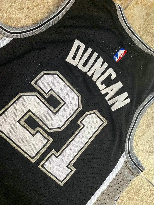Tim Duncan Commemorative Throwback San Antonio Spurs Jersey