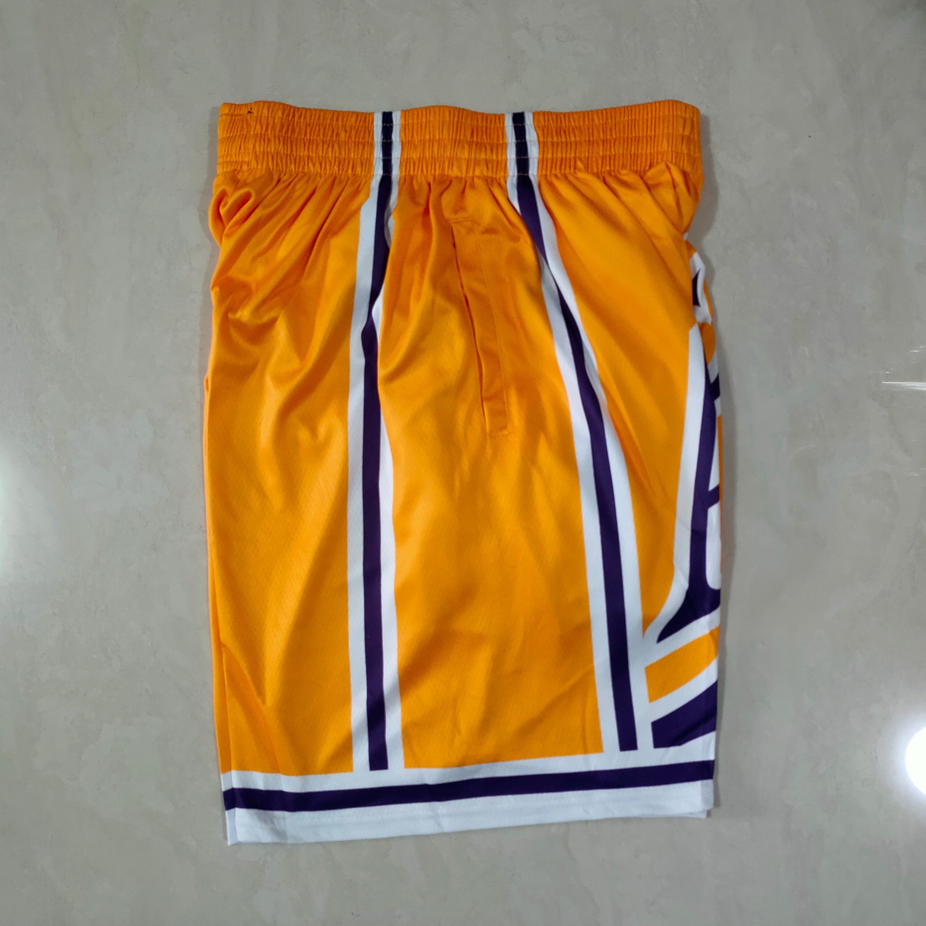 Los Angeles Lakers yellow mitchell&ness pocket pants