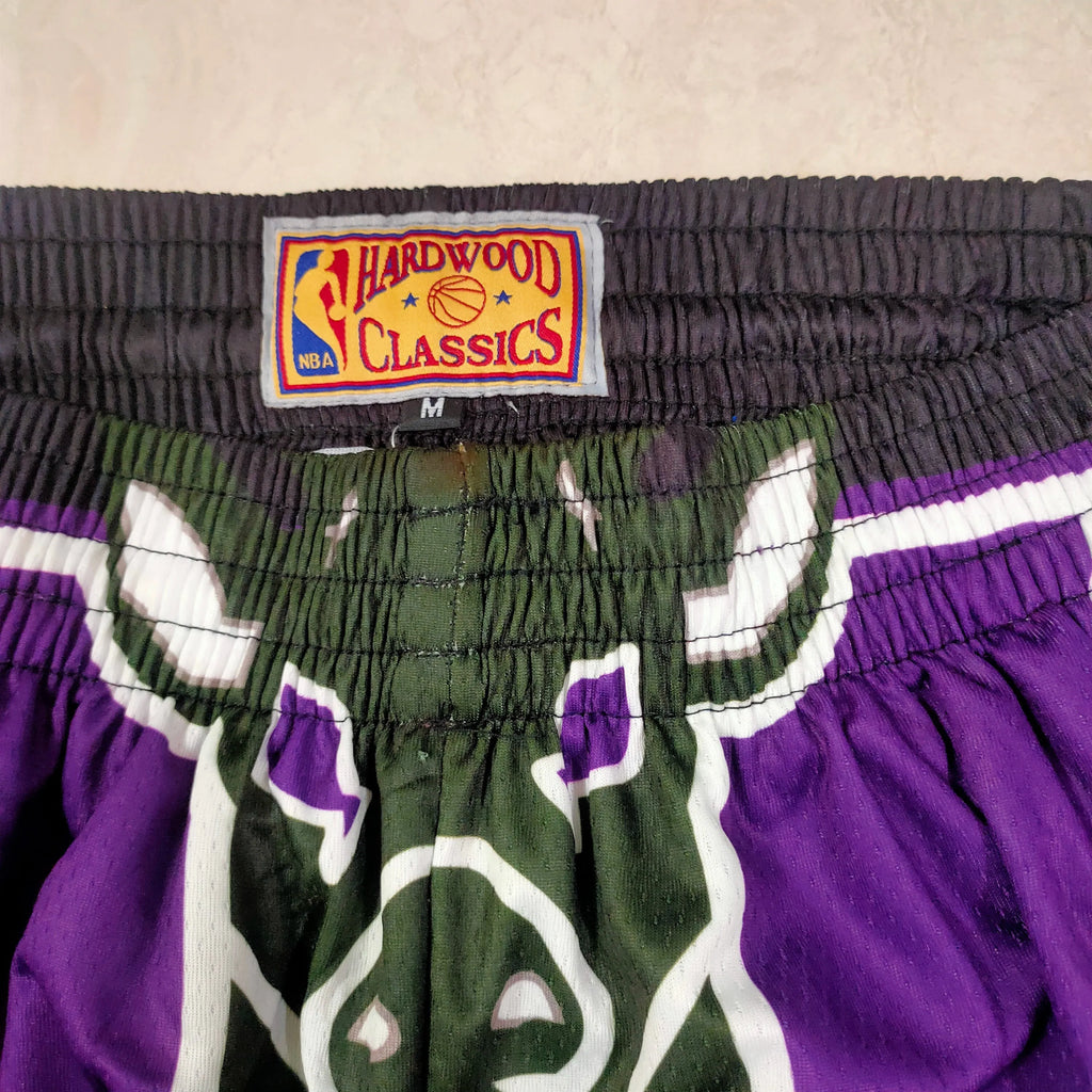 Milwaukee Bucks black mitchell&ness pocket pants