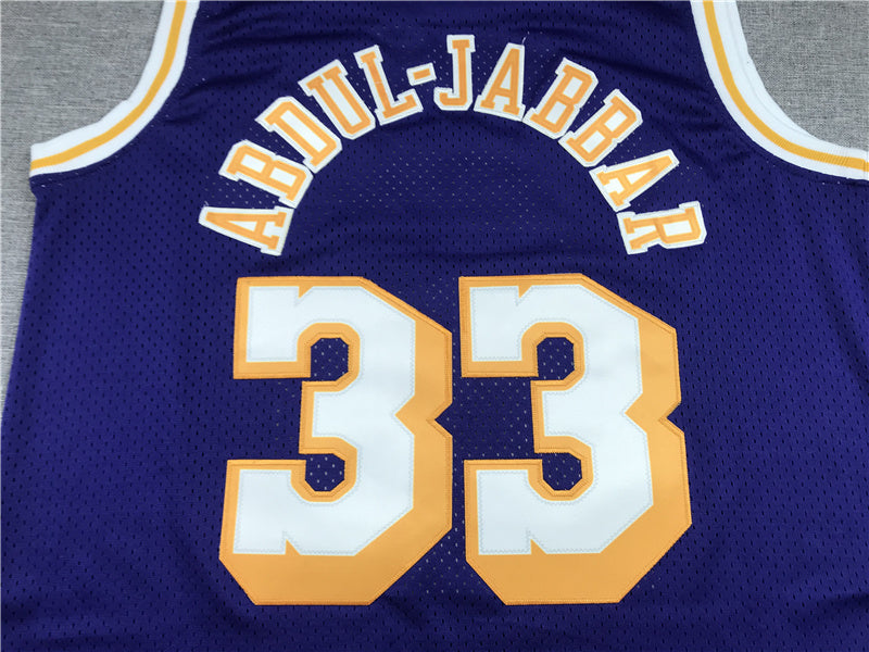 Kareem Abdul-Jabbar Los Angeles Lakers #33 1984-85 Throwback Jersey