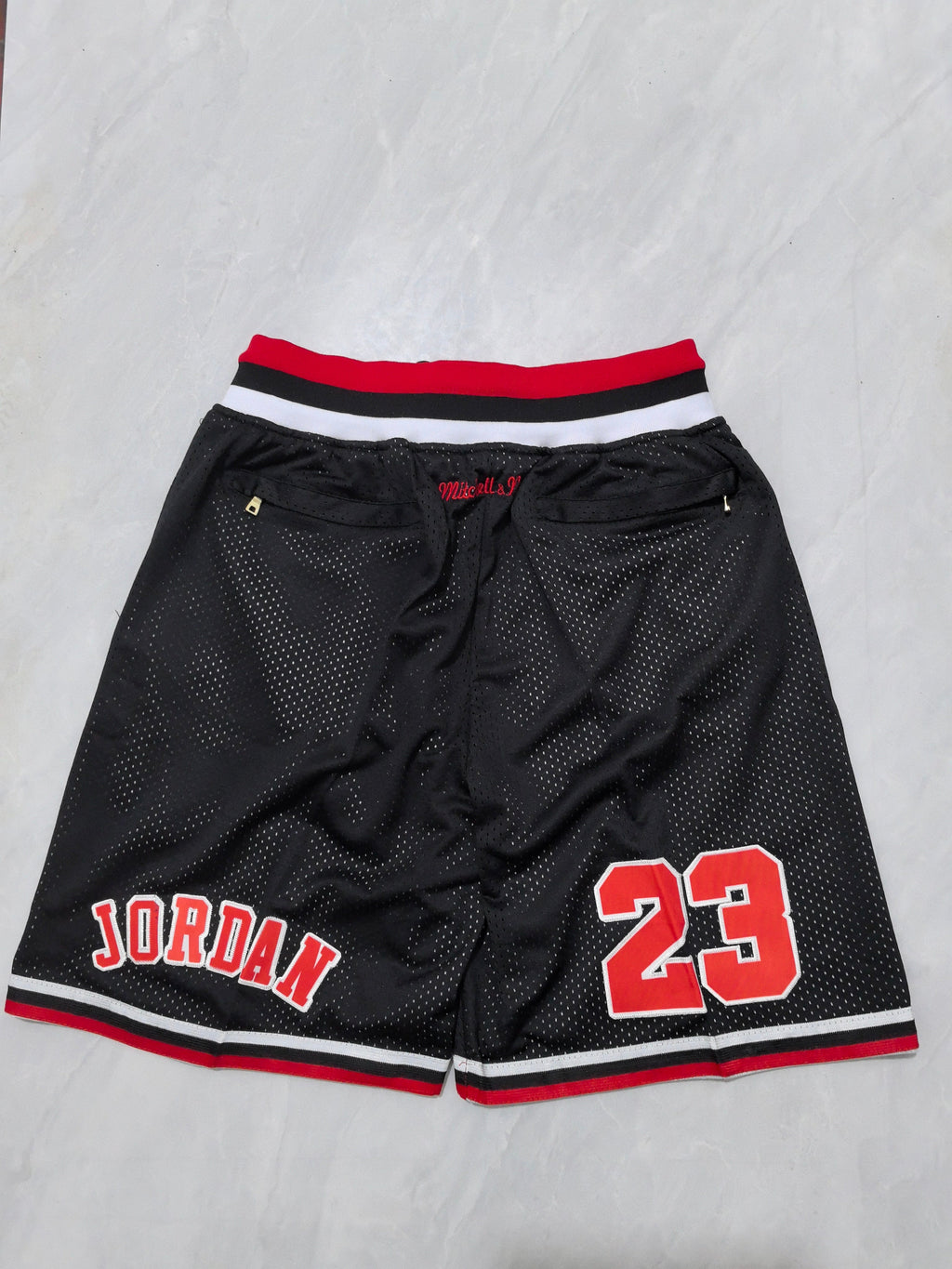 Chicago Bulls Black Retro Pocket Shorts
