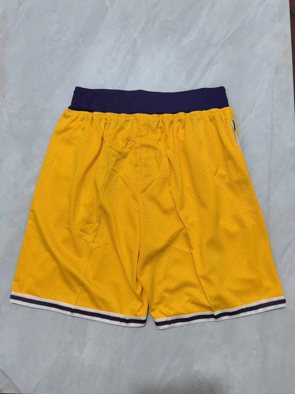 Los Angeles Lakers Yellow Retro Pocket Shorts