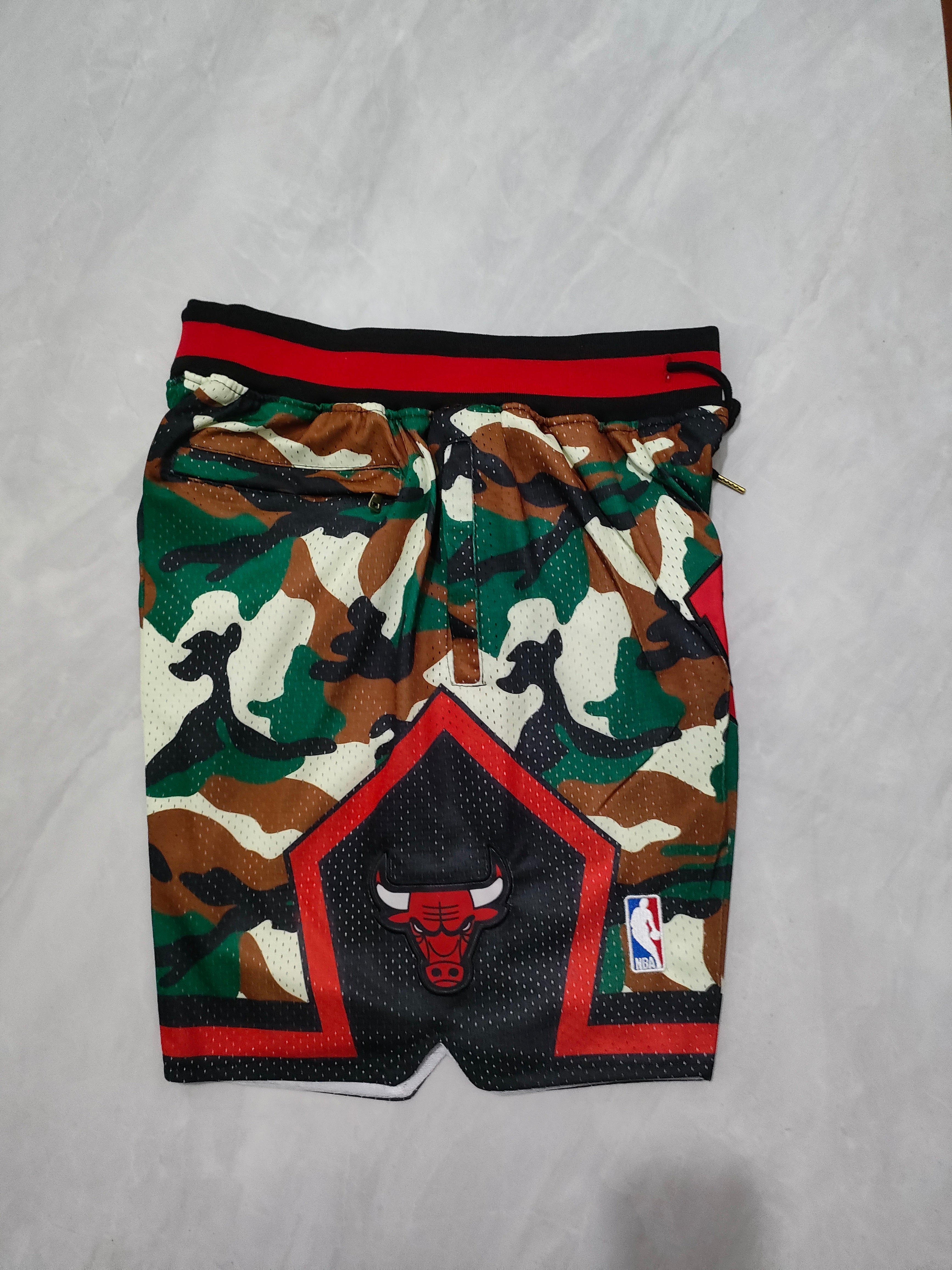 Chicago Bulls Camouflage Pocket Shorts