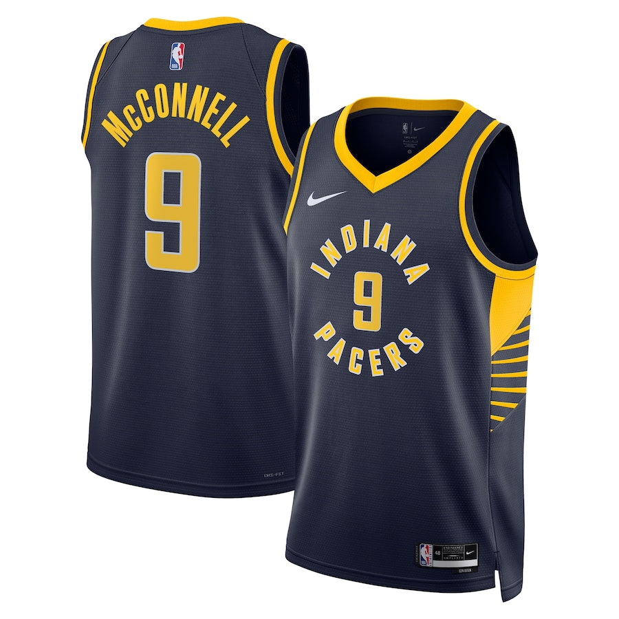 Unisex Indiana Pacers T.J. McConnell Nike Navy Swingman Replica Jersey - Icon Edition