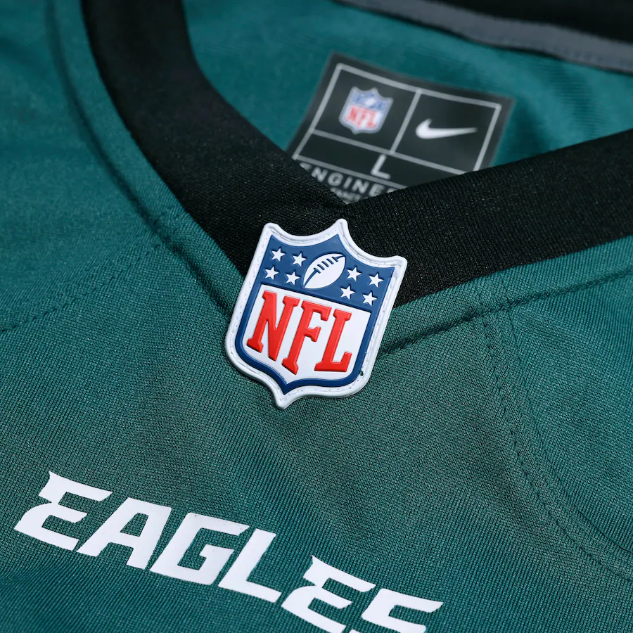 Men's Philadelphia Eagles DeVonta Smith Midnight Green Super Bowl LIX Game Player Jersey