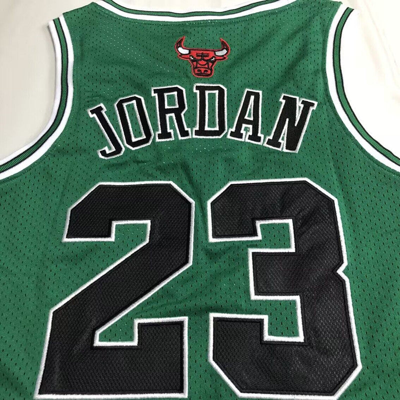 Michael Jordan Chicago Bulls Jersey 23 Green MN