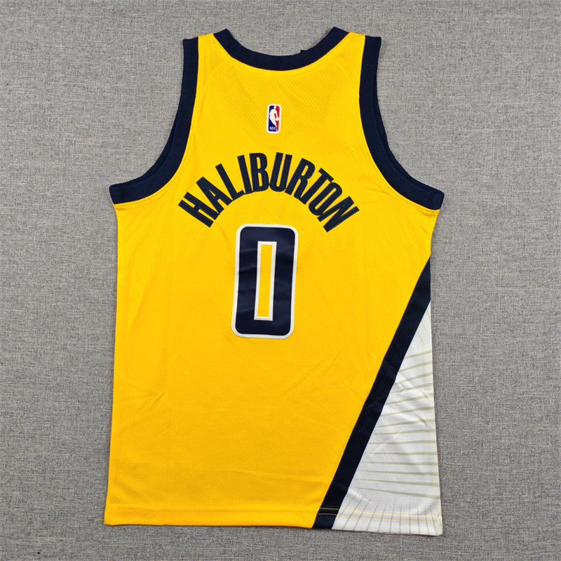 Youth Tyrese Haliburton Indiana Pacers #0   Embroidered  Jersey