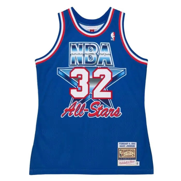 Authentic Magic Johnson All Star West 1992-93 Jersey