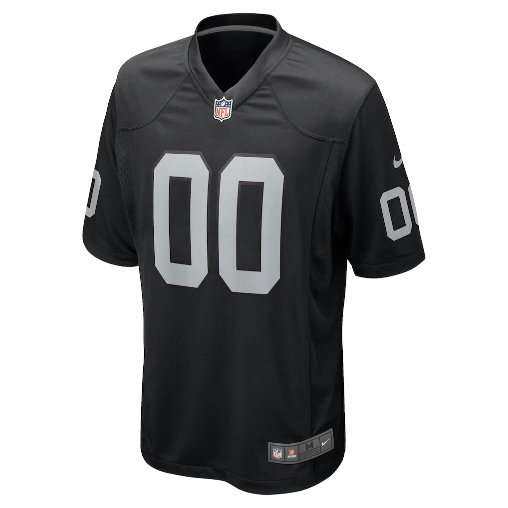 Custom Las Vegas Raiders Black Game Jersey