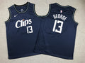 Youth Paul George Los Angeles Clippers #13 City Edition Embroidered  Jersey