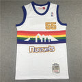 Denver Nuggets Dikembe Mutombo #55 1991-92 Throwback — Embroidered Jersey