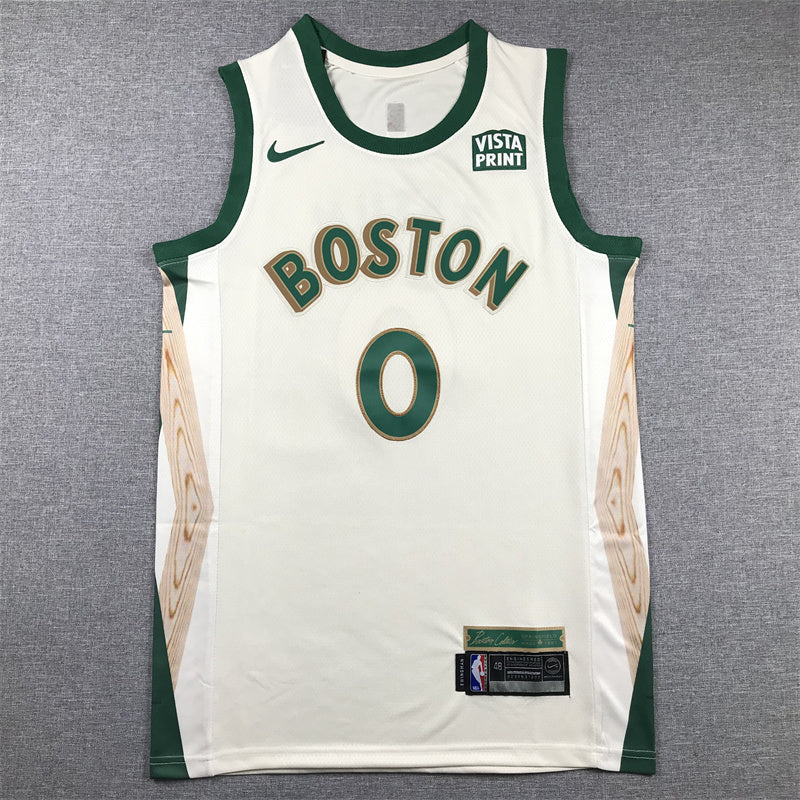 Jayson Tatum Boston Celtics #0 2024 City Edition Swingman Jersey — Embroidered