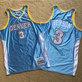 Allen Iverson Denver Nuggets  blue 3 MN