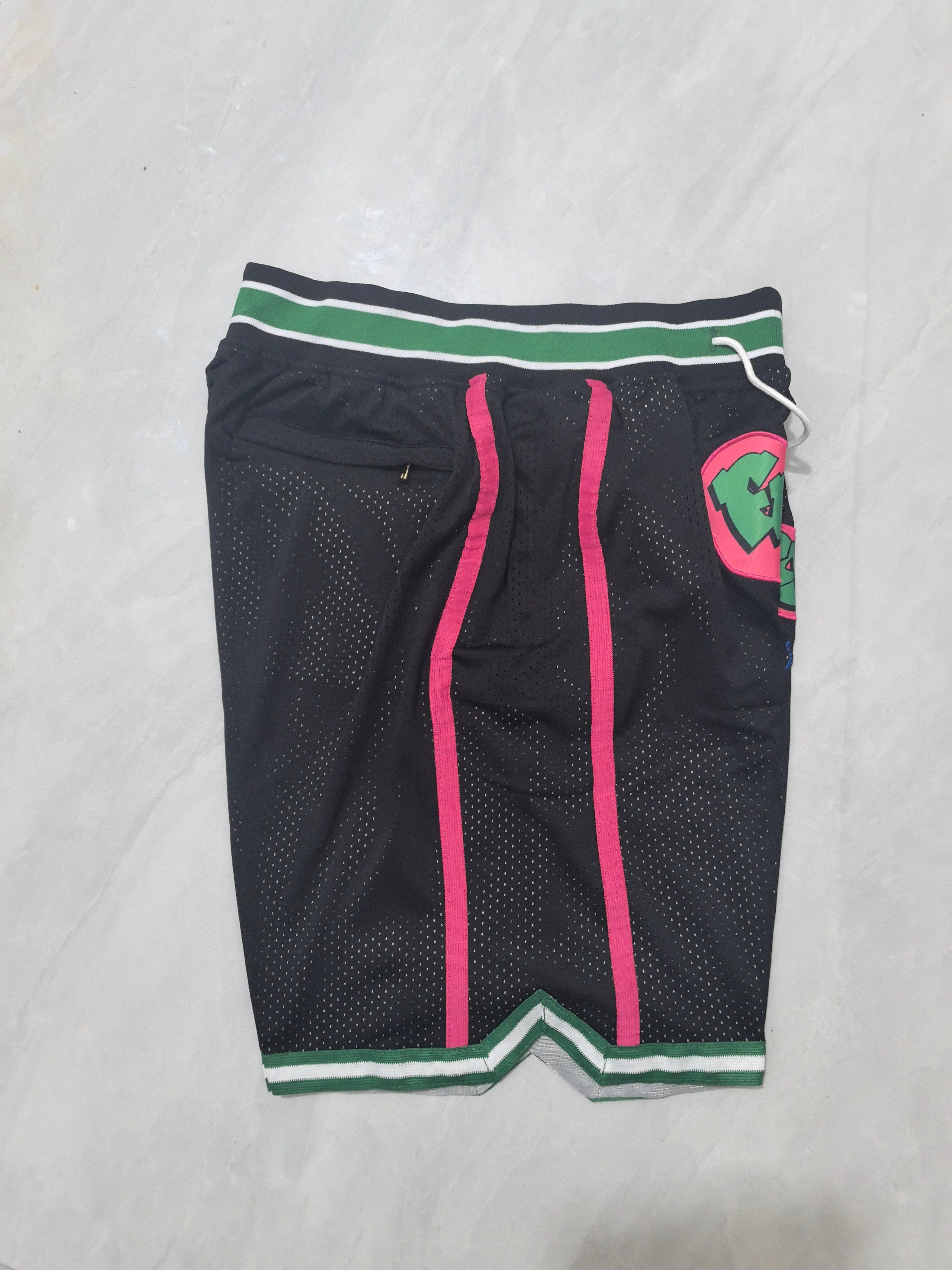 Movie Version Black Pocket Shorts