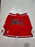 Chicago Bulls Red Regular Pocket Shorts