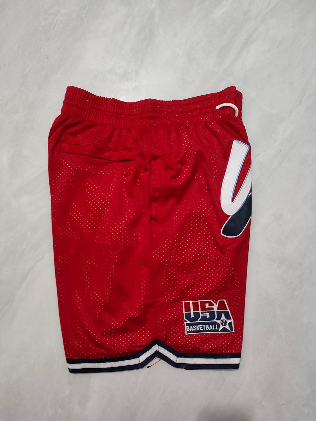 American Olympic Red Pocket Shorts