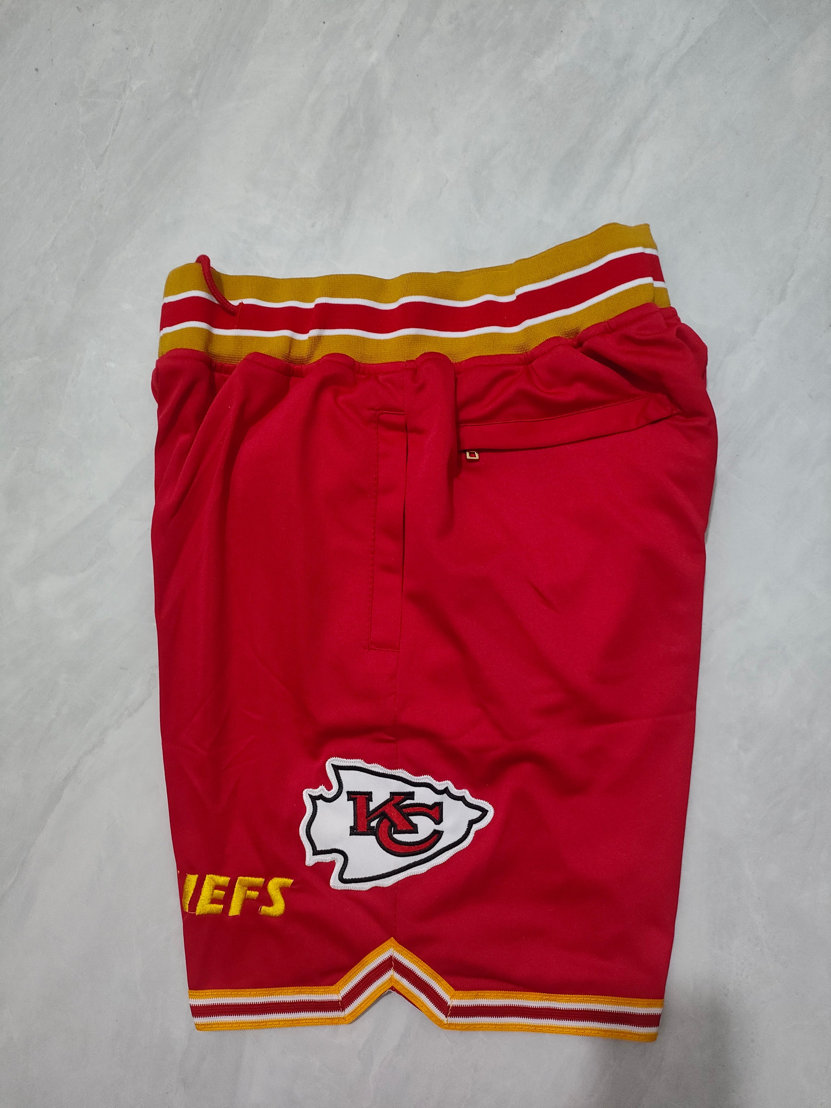Kansas City Chiefs Red Pocket Shorts