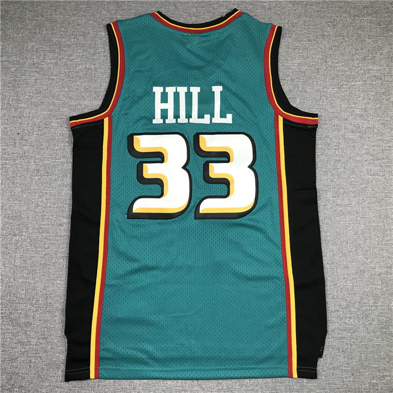 Detroit Pistons Grant Hill #33 1998-99 Throwback — Embroidered