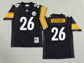 Mens Rod Woodson#26 black Pittsburgh Steelers Vintage Throwback Jersey