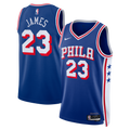 LeBron James #23 Philadelphia 76ers Blue City Edition Swingman Jersey