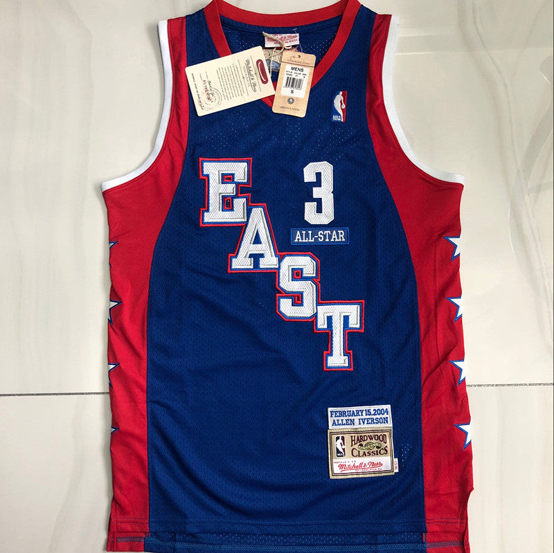 Iverson Philadelphia 76ers 3 Blue MN