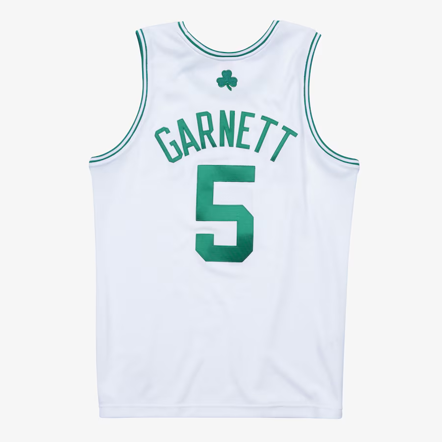 Kevin Garnett White Boston Celtics 2007/08 Hardwood Classics Jersey