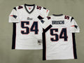 Mens Tedy Bruschi#54 white New England Patriots Vintage Throwback Jersey