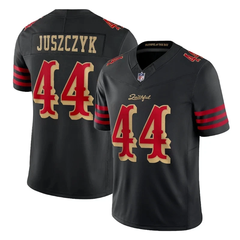 Kyle Juszczyk #44 San Francisco 49ers Black 2025 Rivalries Collection Game Limited Jersey