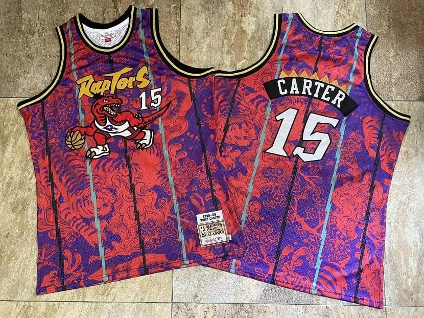 Vince Carter Toronto Raptors Lunar New Year Throwback Jersey