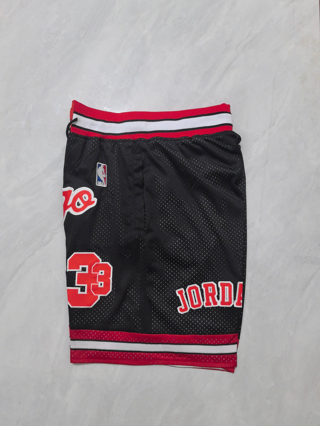 Chicago Bulls Black Retro Pocket Shorts