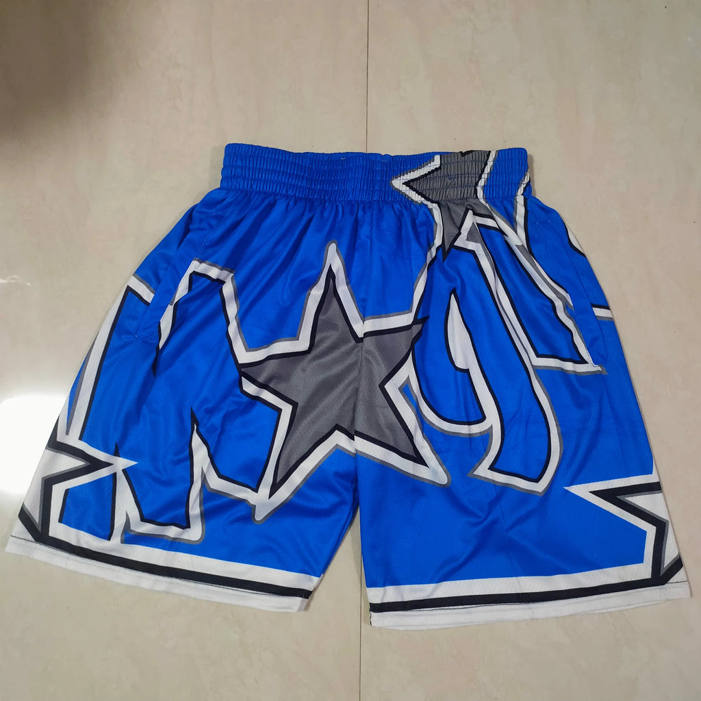 Orlando Magic blue striped mitchell&ness pocket pants