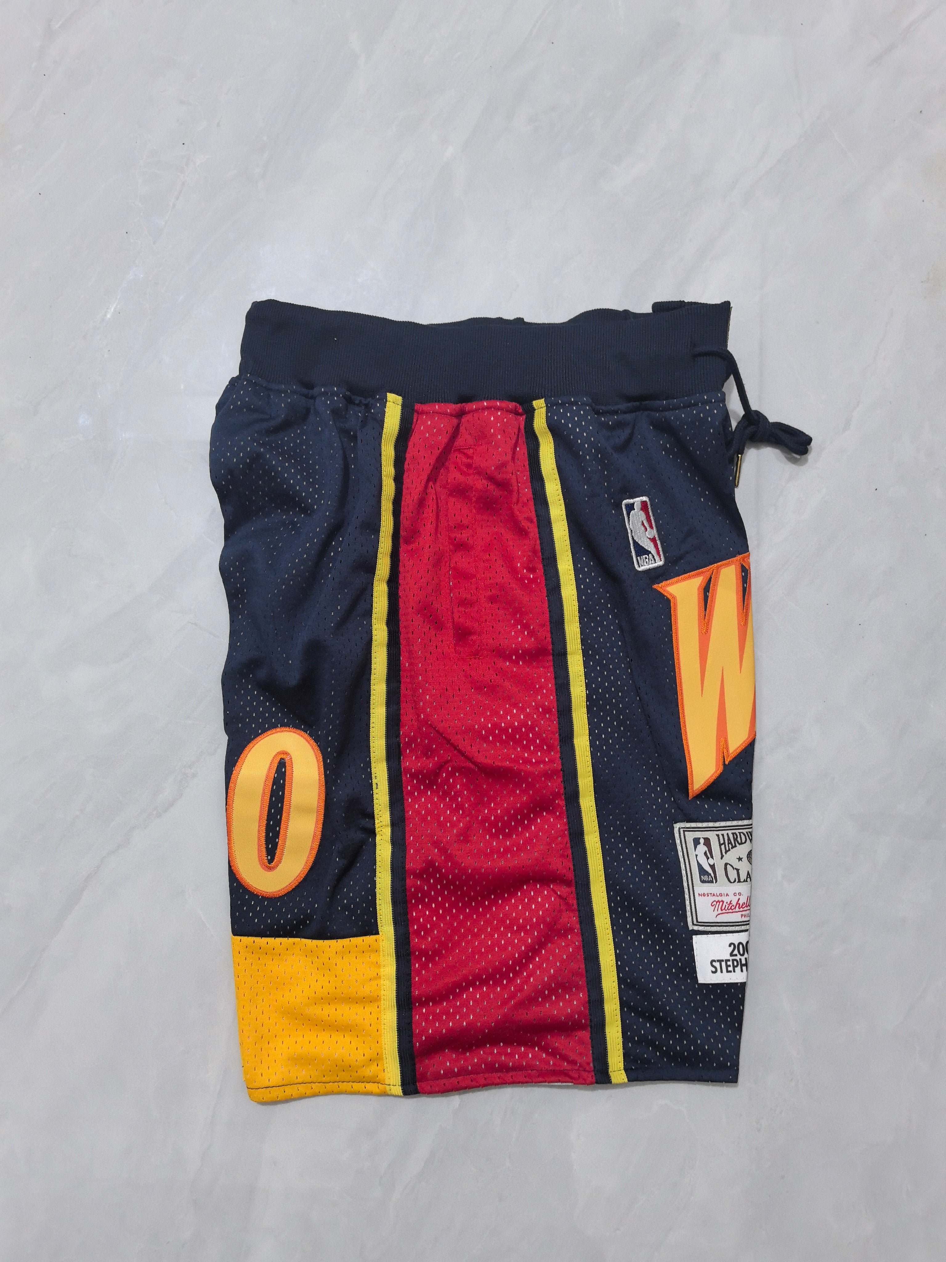 Golden State Warriors Deep Blue Retro Pocket Shorts