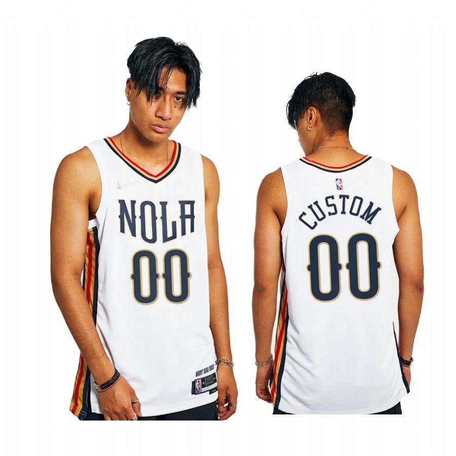 Custom New Orleans Pelicans 2021-22 City Edition Jersey