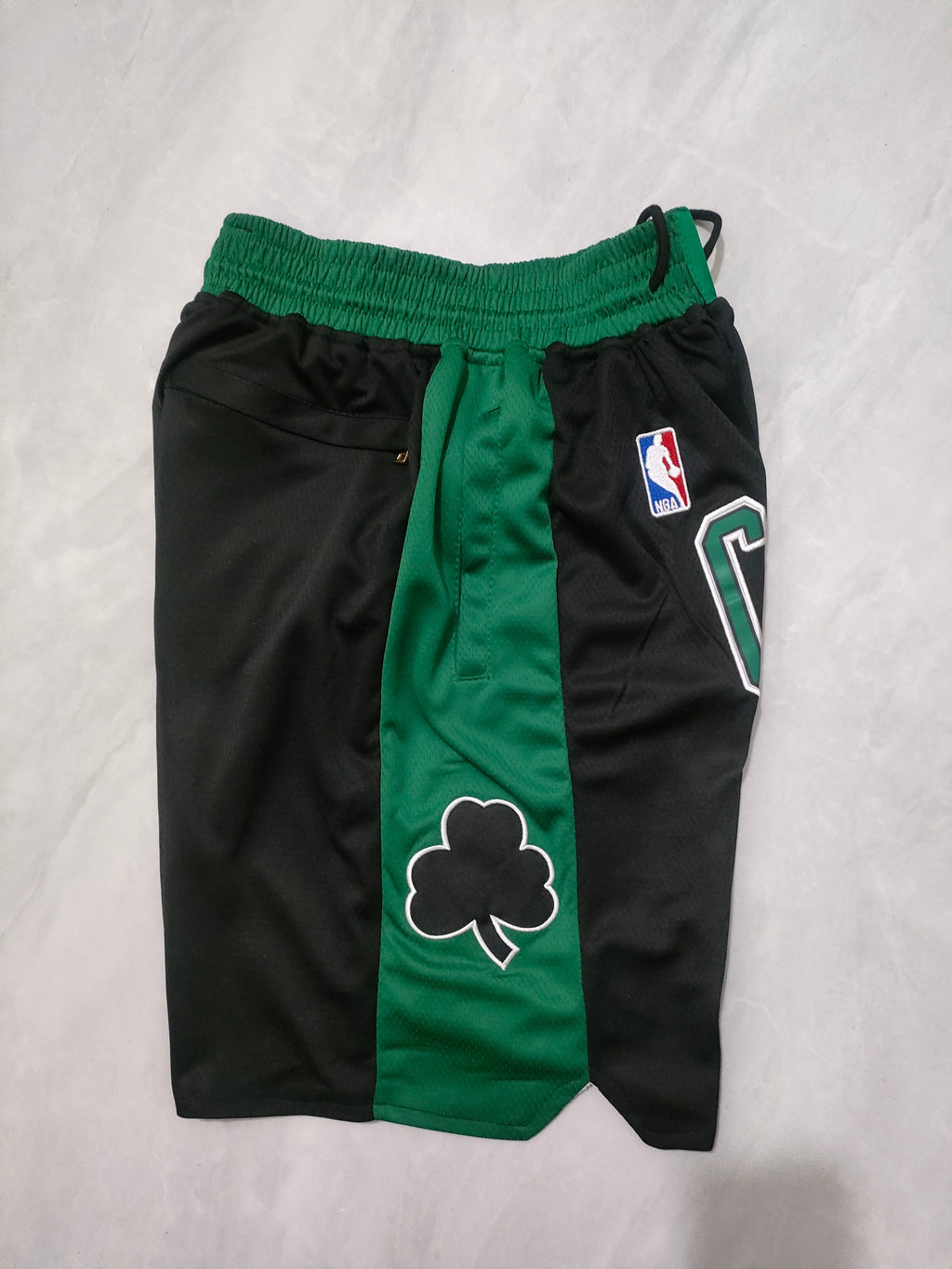 Boston Celtics Black City Edition Pocket Shorts