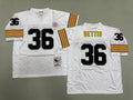 Mens Jerome Bettis#36 white Pittsburgh Steelers Vintage Throwback Jersey