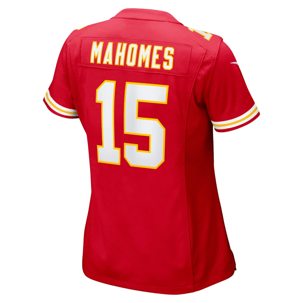 Patrick Mahomes Kansas City Chiefs Women's Super Bowl LVII Patch Game Jersey - Red