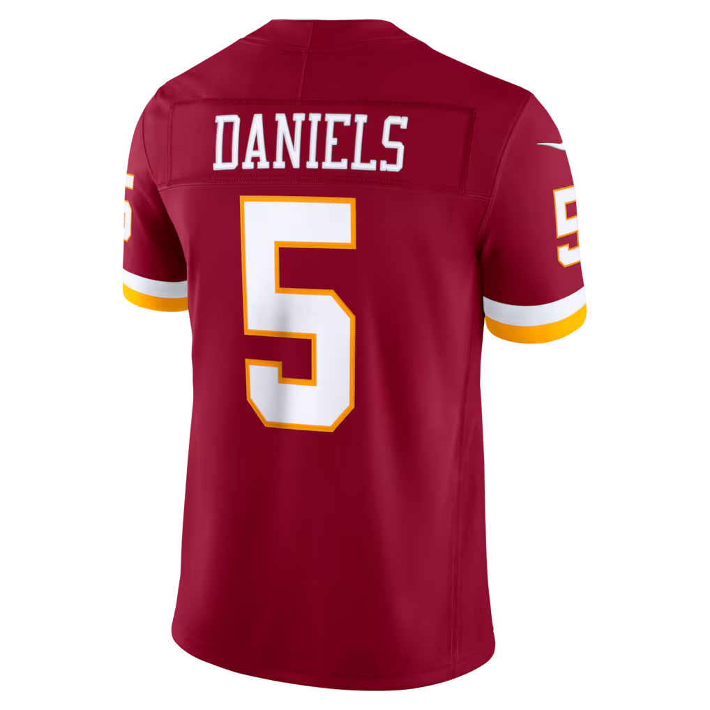 Jayden Daniels #5 Washington Commanders Vapor F.U.S.E. Limited Burgundy Jersey