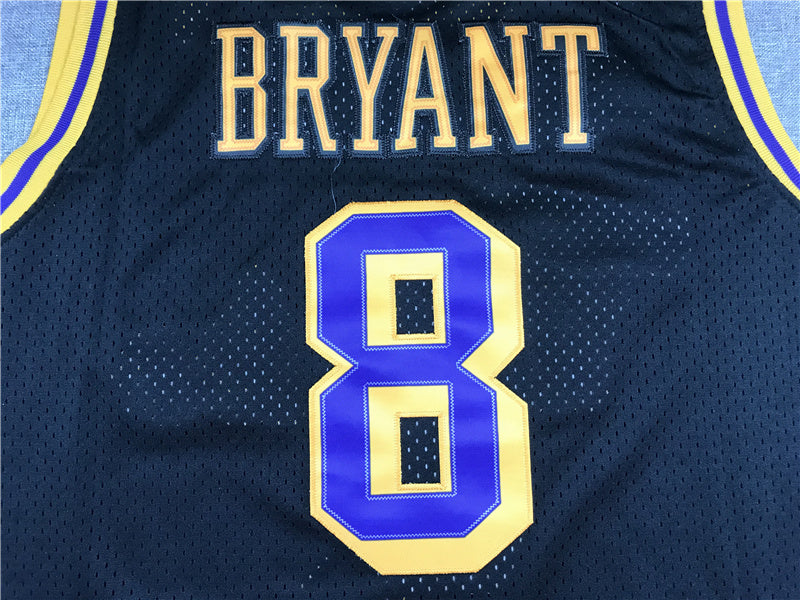 Kobe Bryant #8 Los Angeles Lakers 1996-97 Throwback Embroidered Jersey