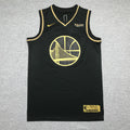 Golden State Warriors Stephen Curry #30 "Black & Gold" City Edition Swingman Jersey - Embroidered