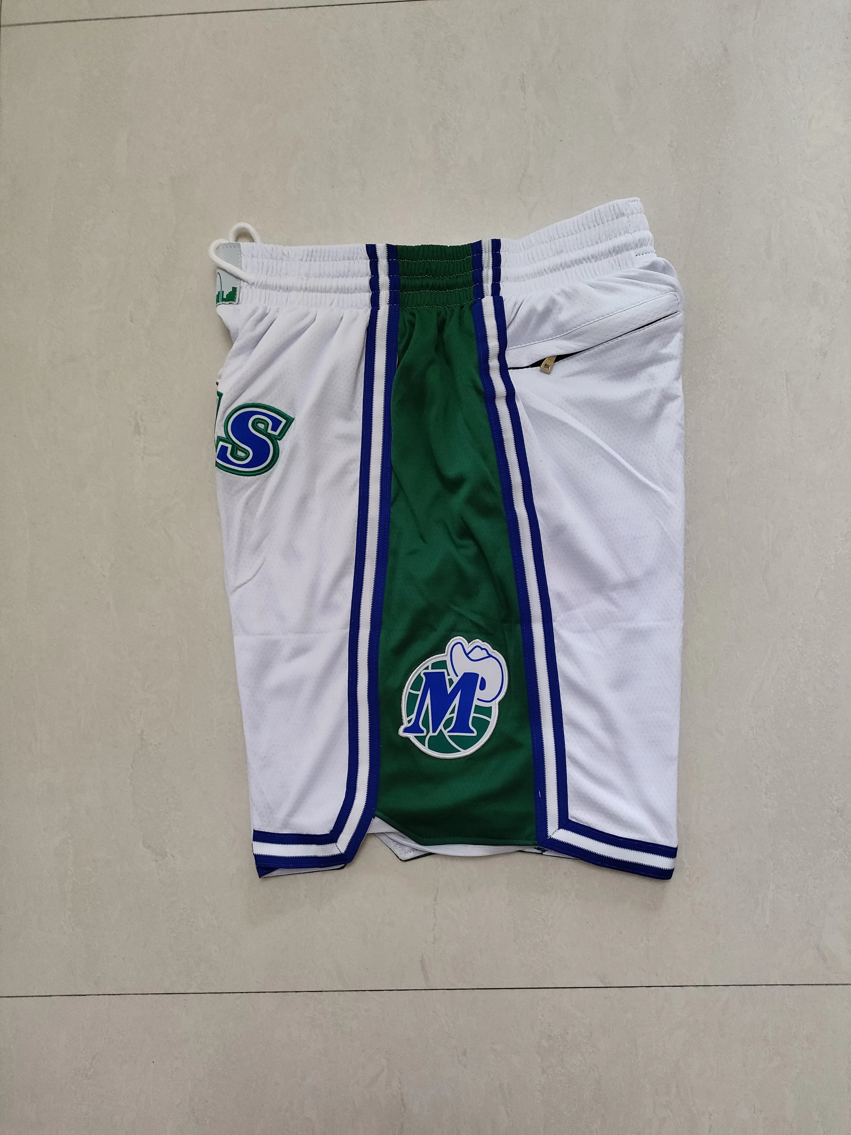 Dallas Mavericks White Pocket Pants