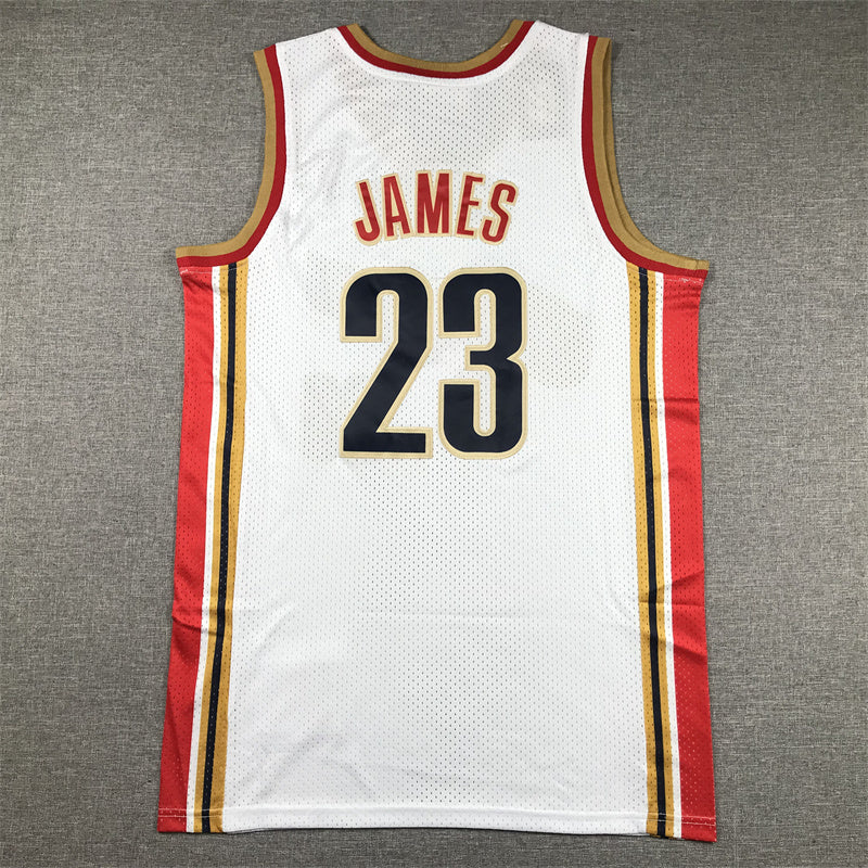 Cleveland Cavaliers LeBron James #23 Throwback - Embroidered Jersey