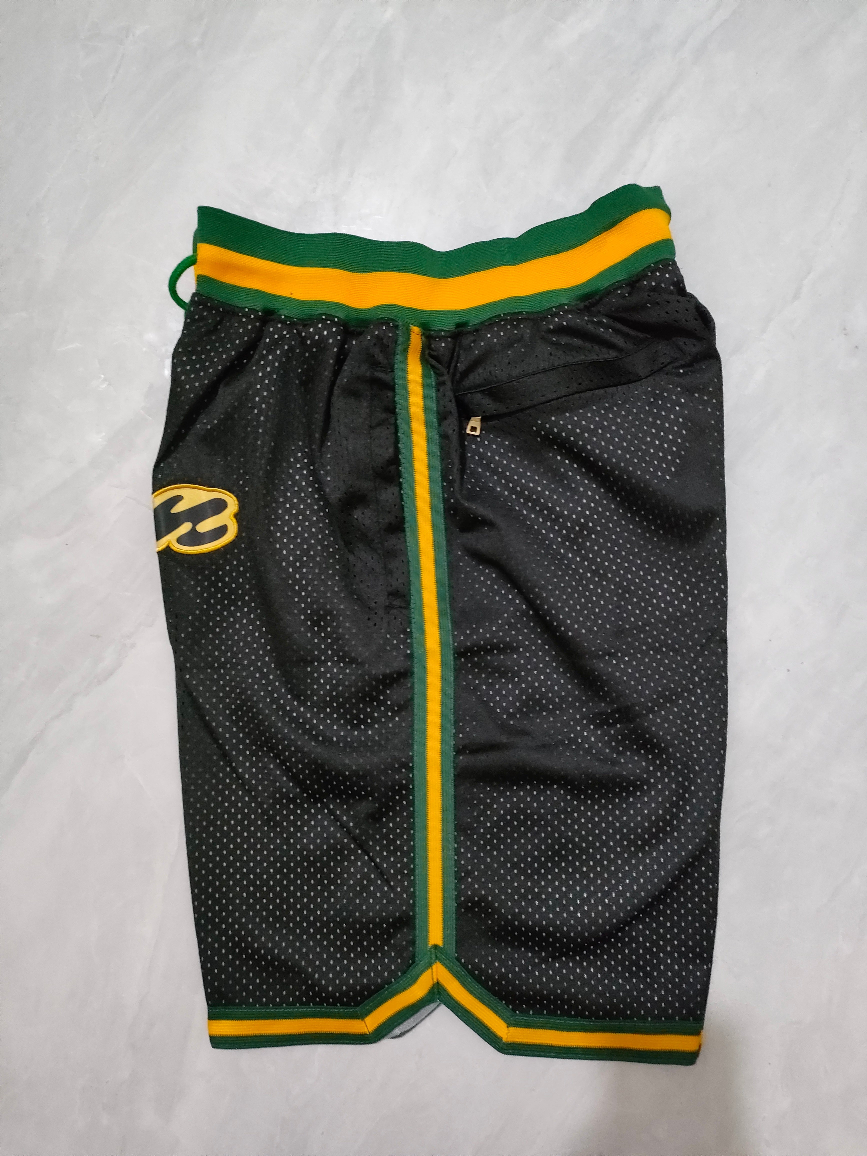 Los Angeles Lakers Black City Edition Pocket Shorts