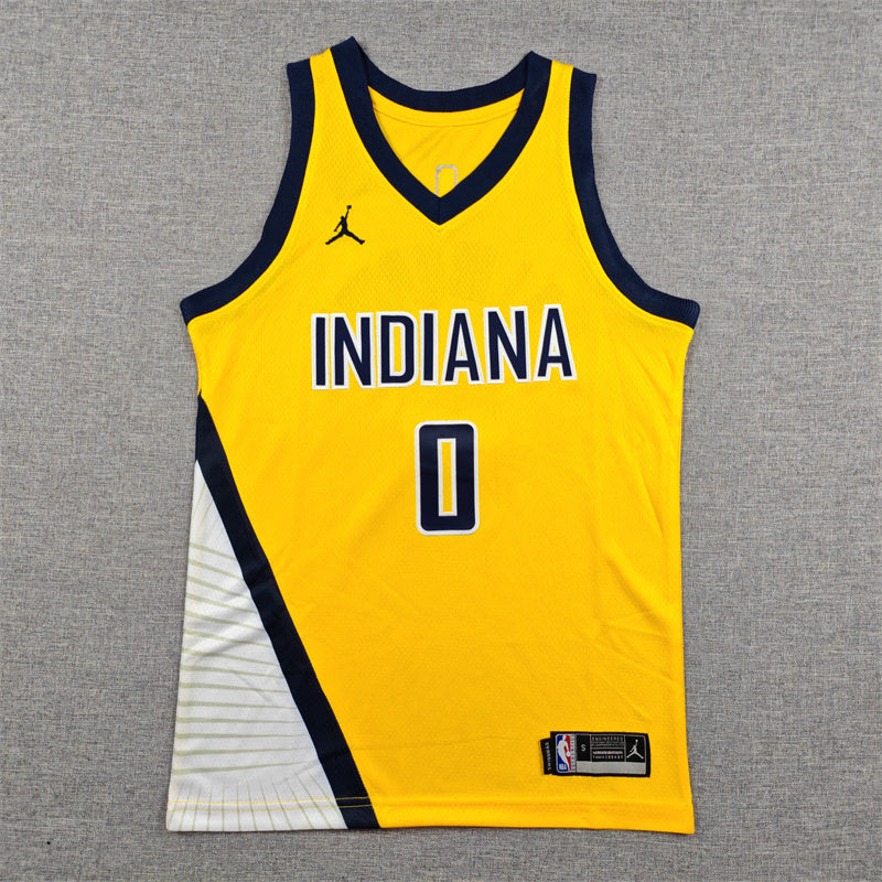 Youth Tyrese Haliburton Indiana Pacers #0   Embroidered  Jersey