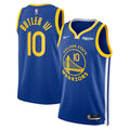 Unisex Jimmy Butler III Royal Golden State Warriors Badged Swingman Jersey - Icon Edition