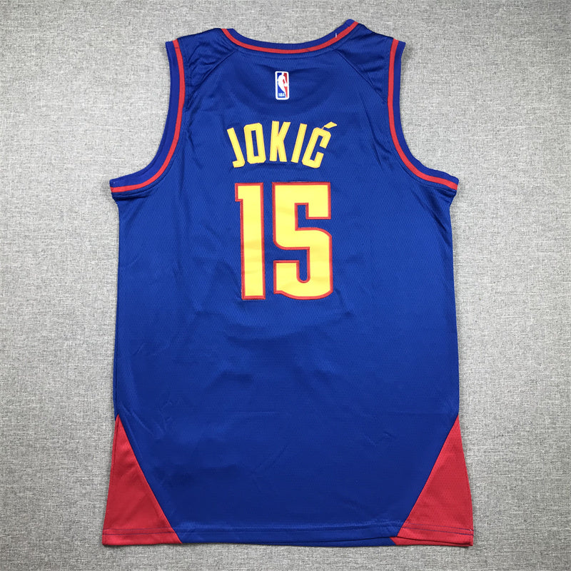 Denver Nuggets Nikola Jokic #15 2023 City Edition - Embroidered Jersey